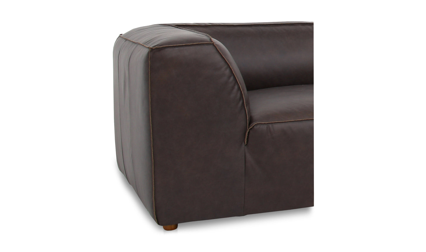 Form Classic L-Shaped Modular Sectional Espresso Brown