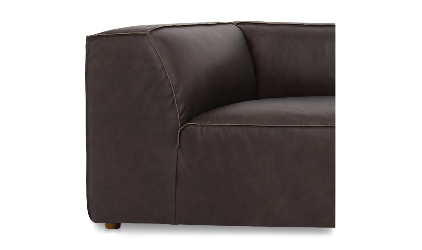 Form Classic L-Shaped Modular Sectional Espresso Brown