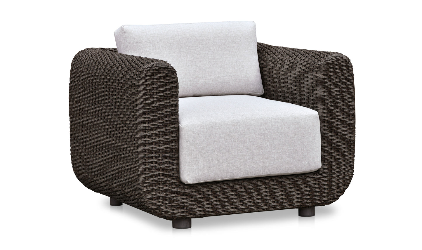 Soma Outdoor Accent Chair Dark Brown