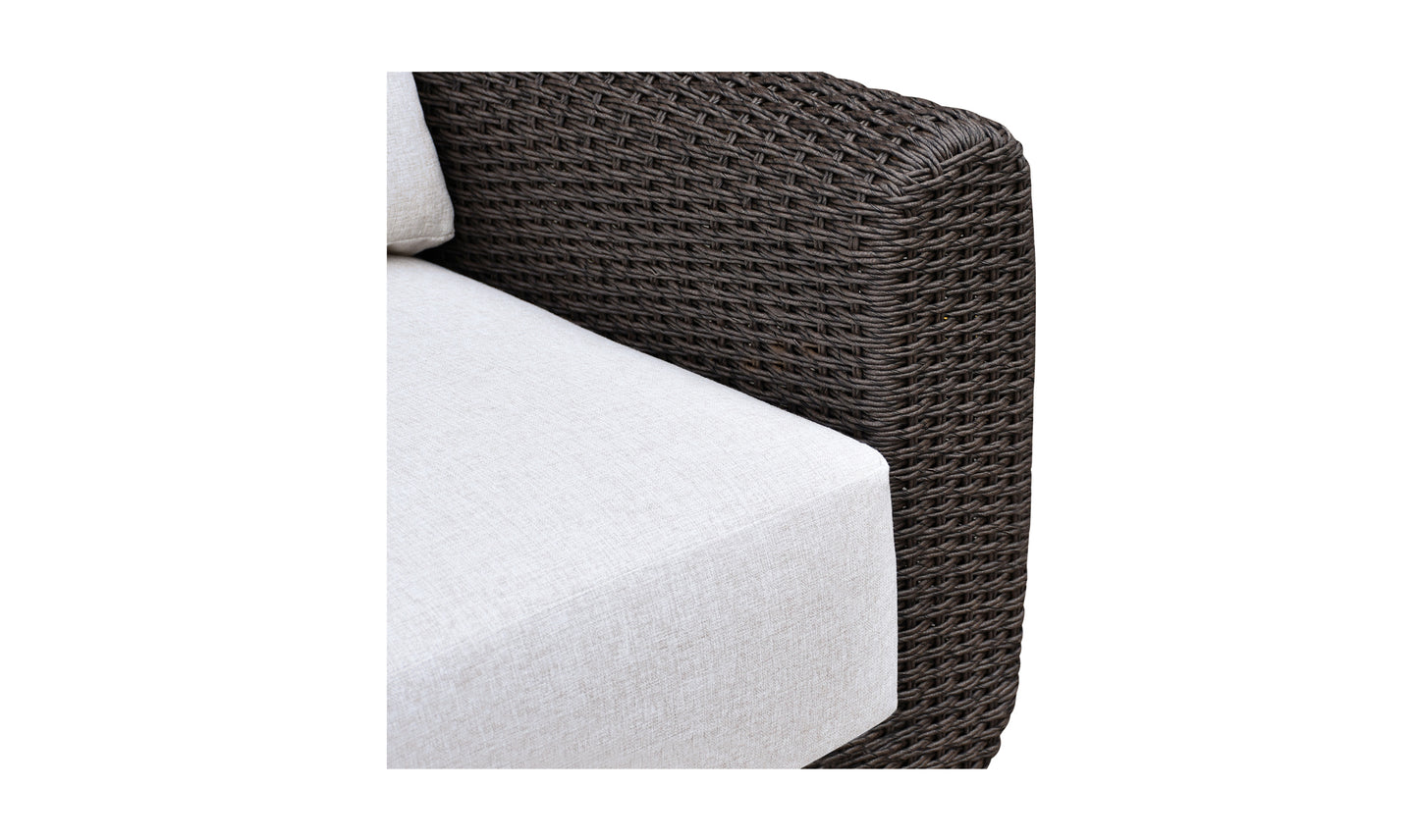 Soma Outdoor Accent Chair Dark Brown