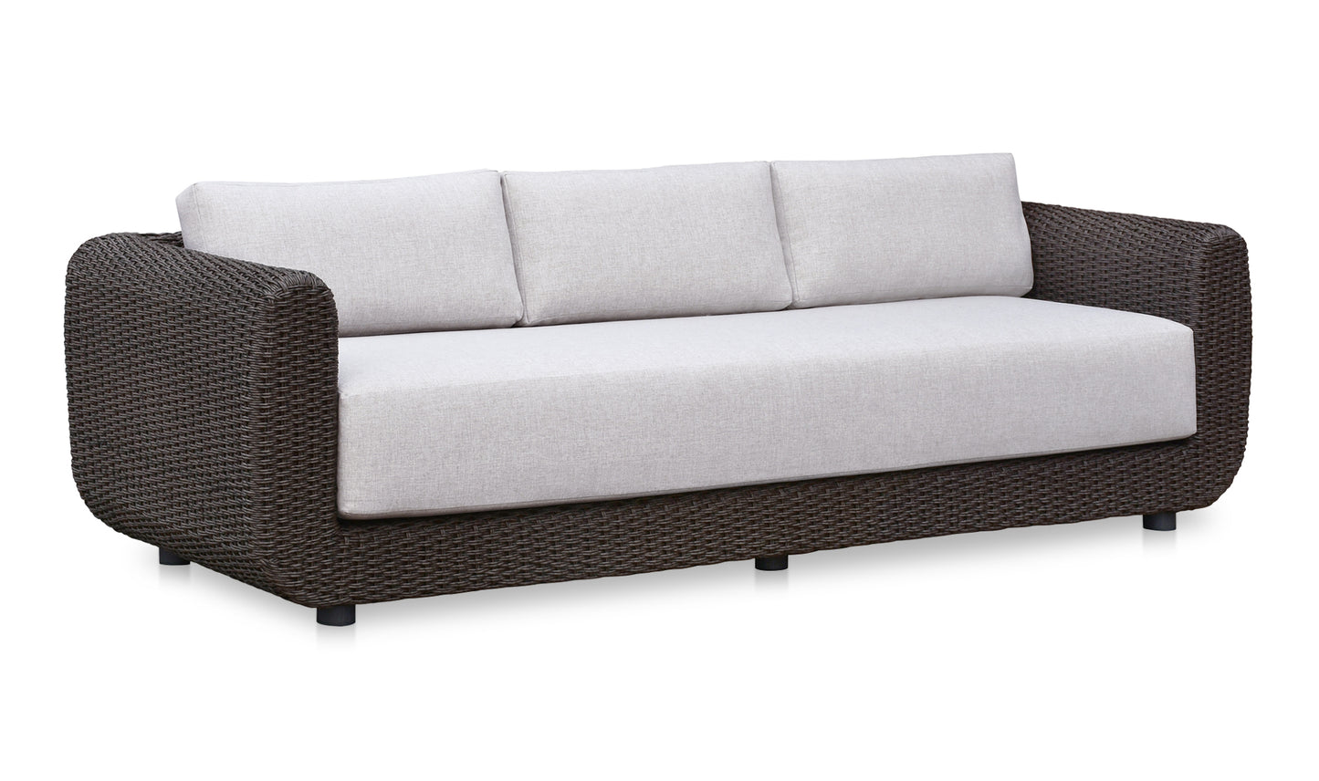 Soma Outdoor Sofa Dark Brown