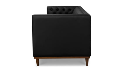 Fielder Sofa Black Leather