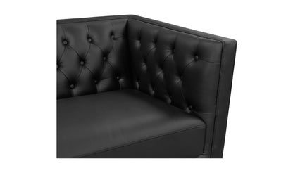 Fielder Sofa Black Leather