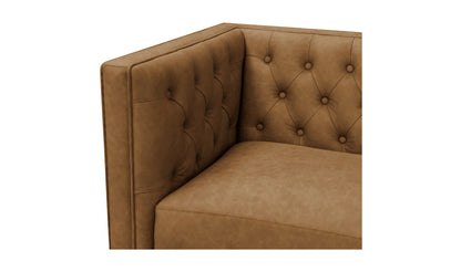 Fielder Sofa Tan Leather