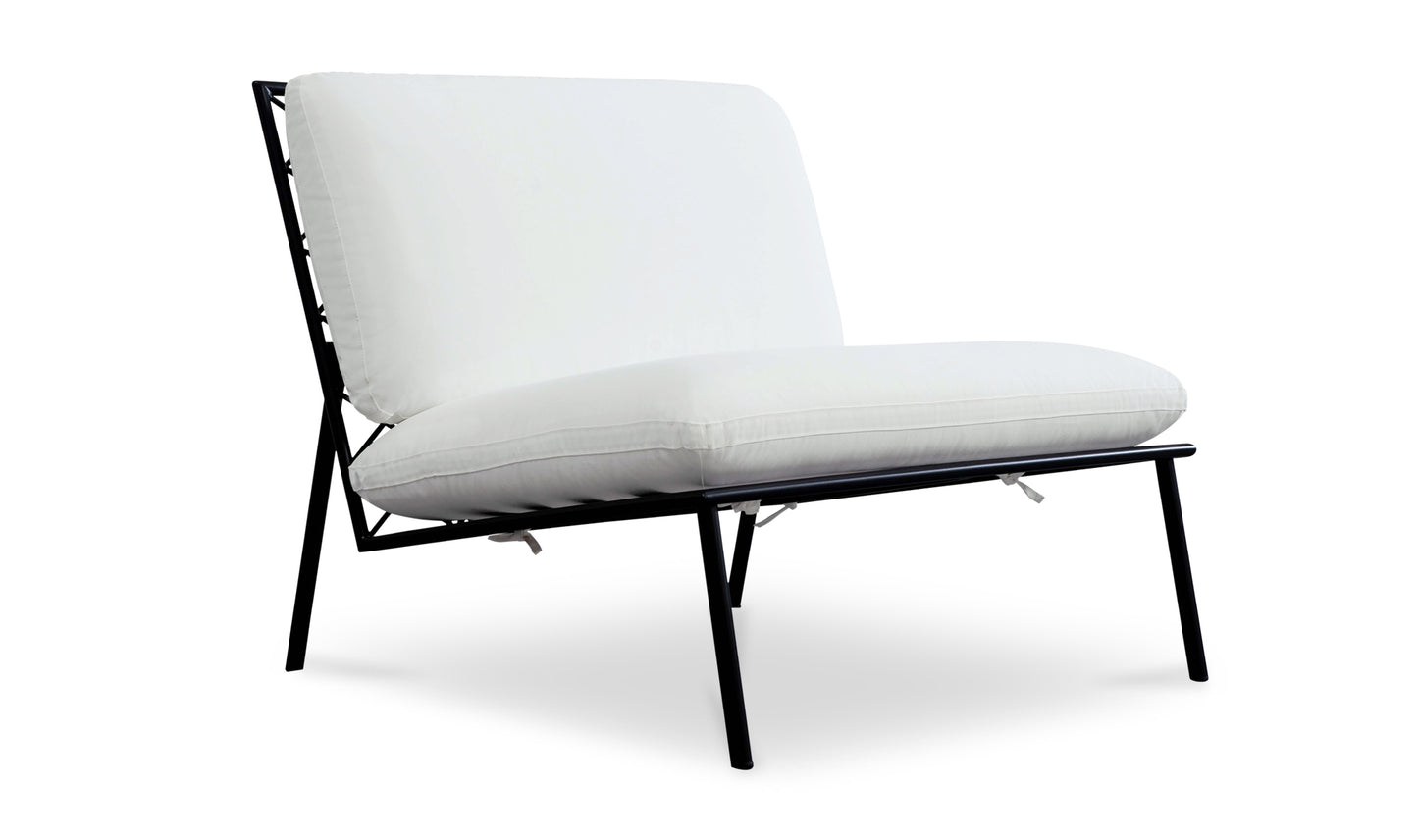 Salma Outdoor Accent Chair White