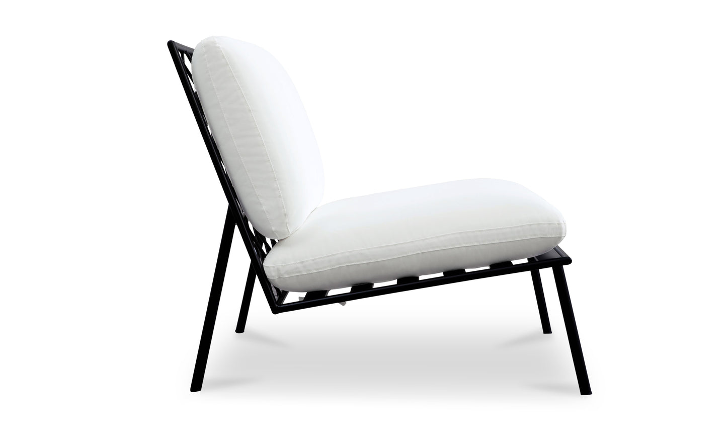 Salma Outdoor Accent Chair White