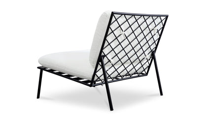 Salma Outdoor Accent Chair White