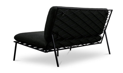 Salma Outdoor Sofa Speckled Charcoal