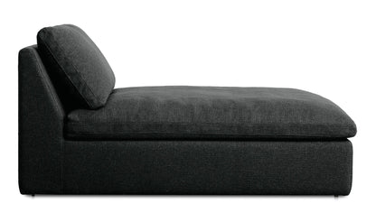 Miles Outdoor Chaise Speckled Charcoal