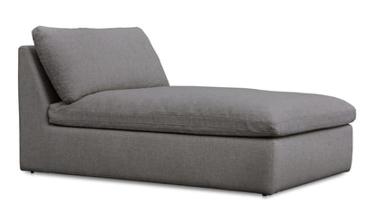 Miles Outdoor Chaise Speckled Light Grey