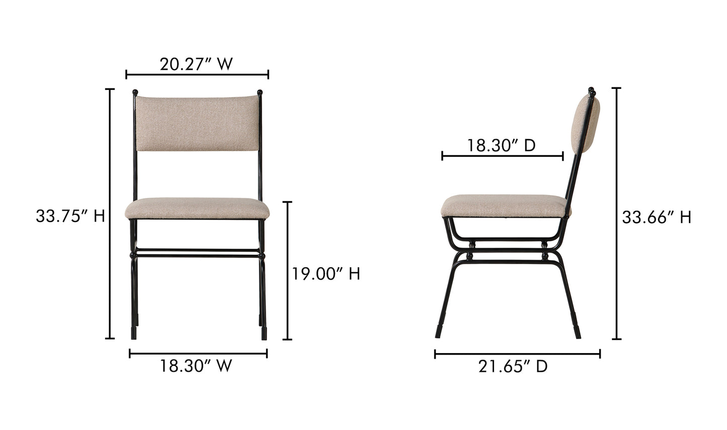 Posta Dining Chair Beige