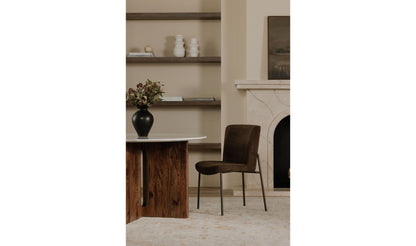 Early Dining Chair Dark Brown-Set Of Two