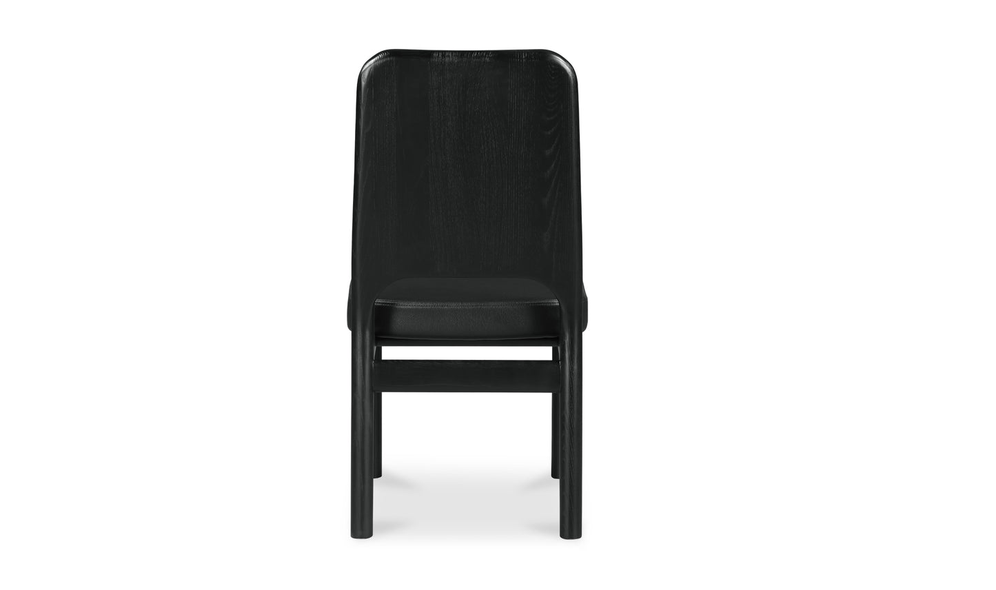 Kerr Dining Chair Vegan Leather Black-Set Of Two