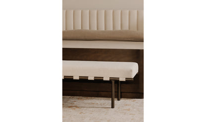 Carson Dining Bench Beige