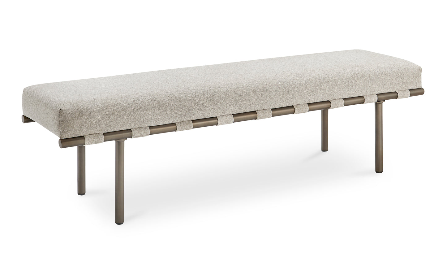 Carson Dining Bench Beige