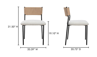 Foley Dining Chair White-Set Of Two