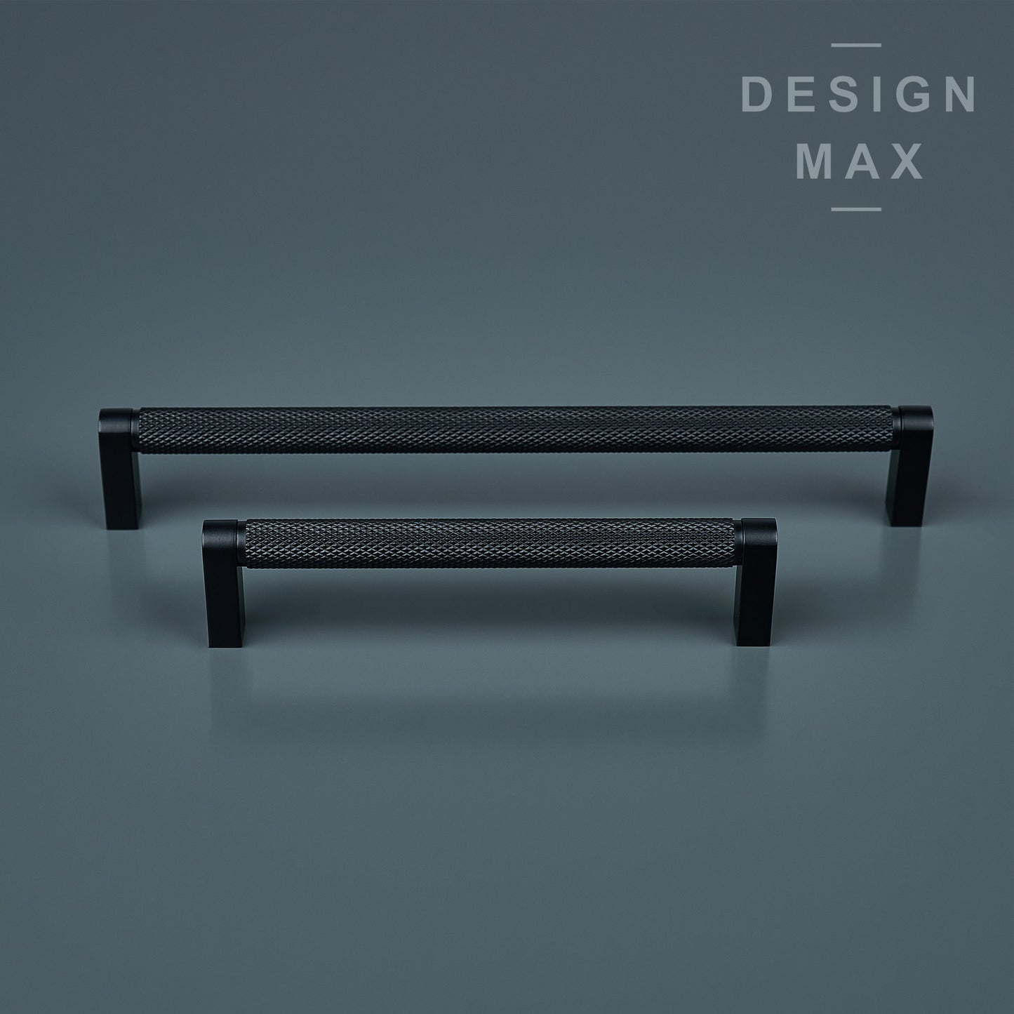 Premium Solid Matte Black Cabinet Pull Handles