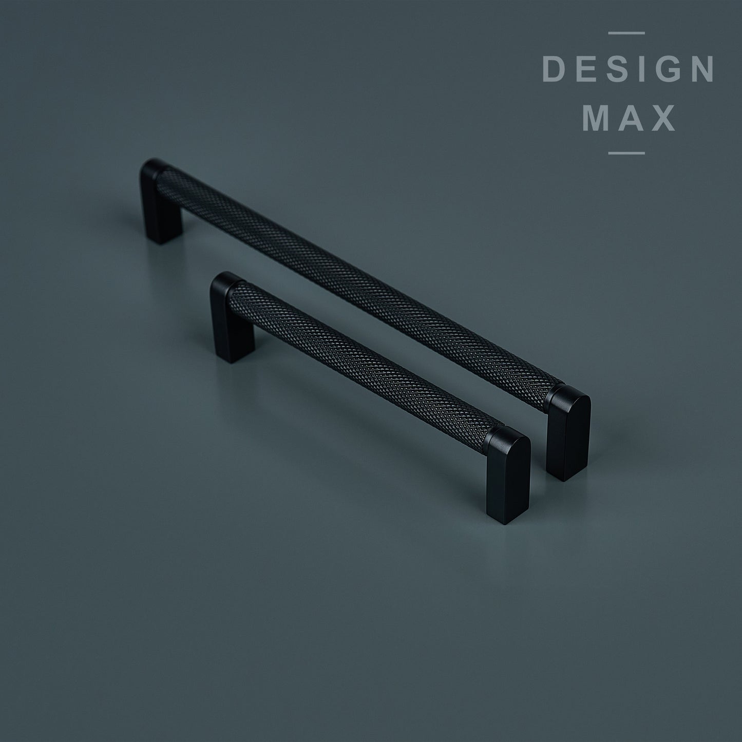 Premium Solid Matte Black Cabinet Pull Handles