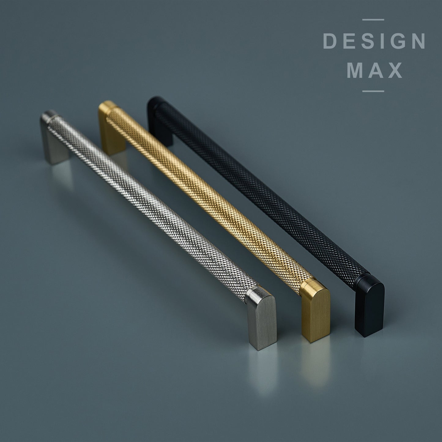 Premium Solid Matte Black Cabinet Pull Handles