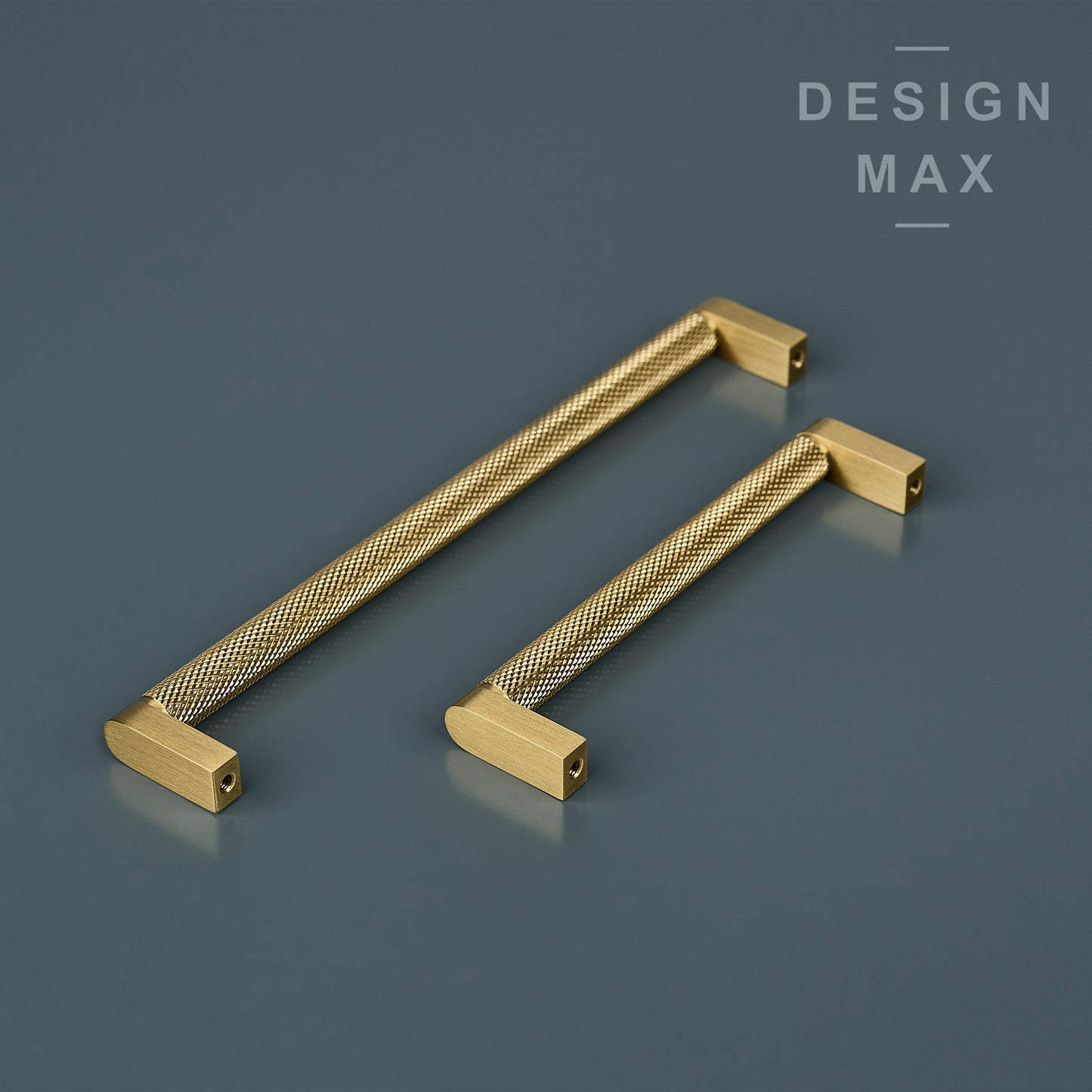 Luxary Texture Knurled Brass Handles