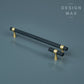 Knurled Solid Brass Drawer Pull Handles