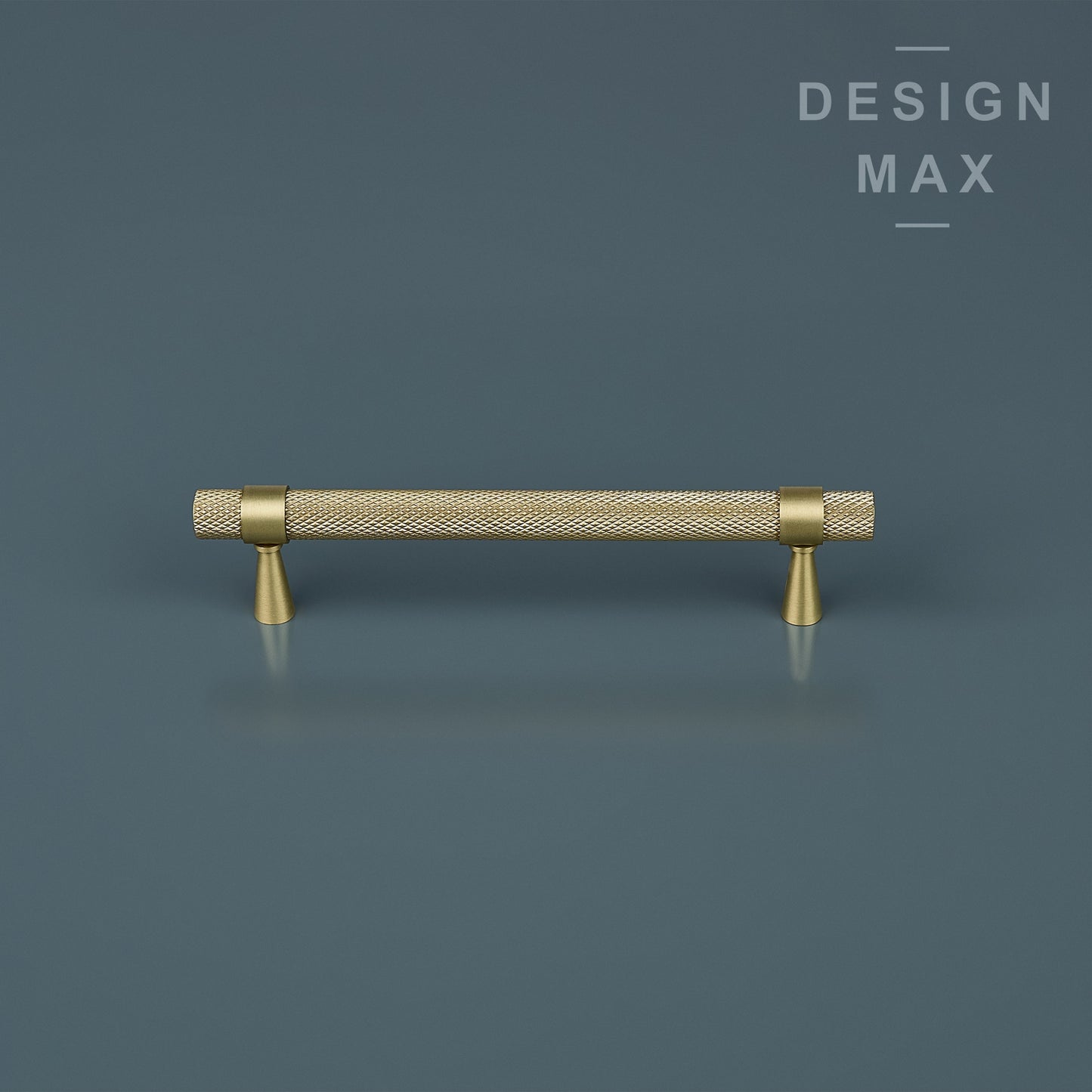 Gold Knurled Brass Cabinet Pull Handles