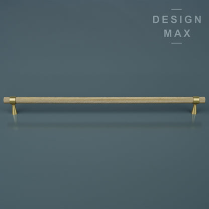 Gold Knurled Brass Cabinet Pull Handles