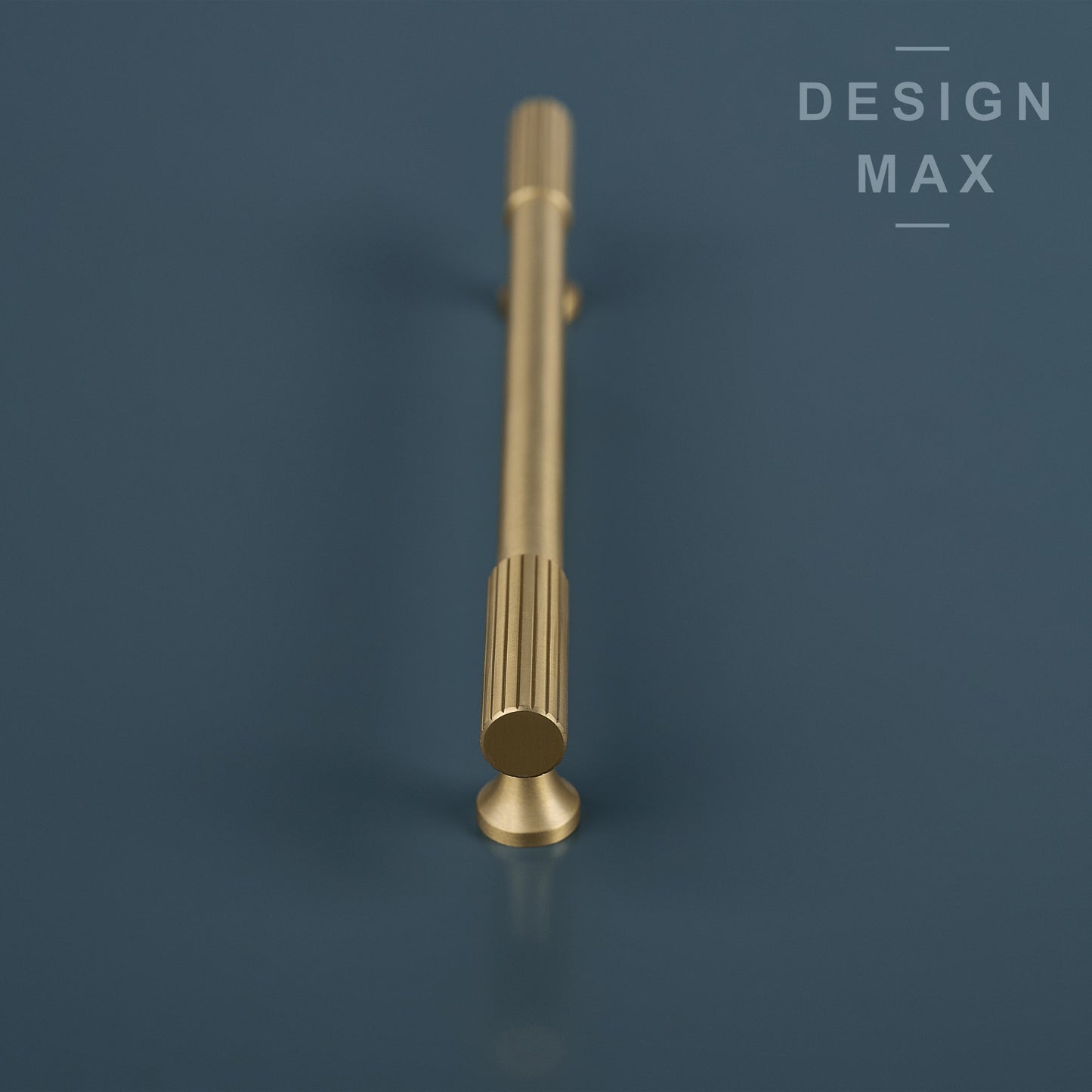 Signature Matte Brass Modern Striped Pull Handles