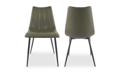 Alibi Dining Chair Dark Green - Set Of Two