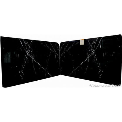 Alexandrette Black Bookmatching Marble Slabs Polished - Livfloors Collection