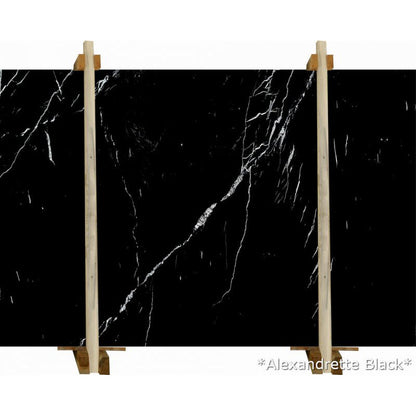 Alexandrette Black Bookmatching Marble Slabs Polished - Livfloors Collection