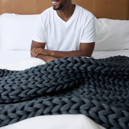 Ice Knit Weighted Blanket by Nuzzie