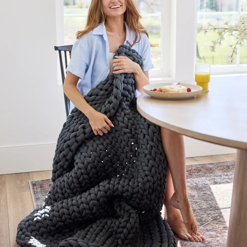 Ice Knit Weighted Blanket by Nuzzie