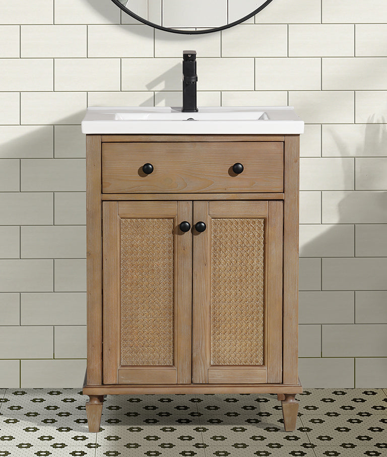 Annie 24" Bathroom Vanity Weathered Fir