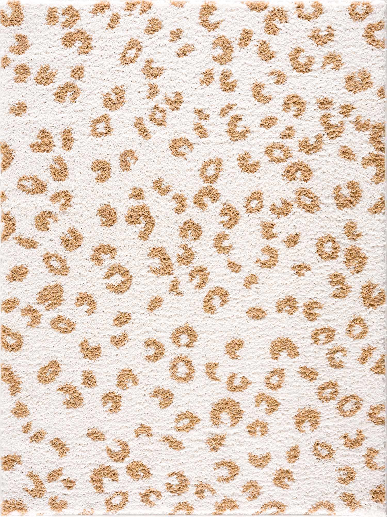 Boutique Rugs Rugs Altin Leopard Print White Area Rug