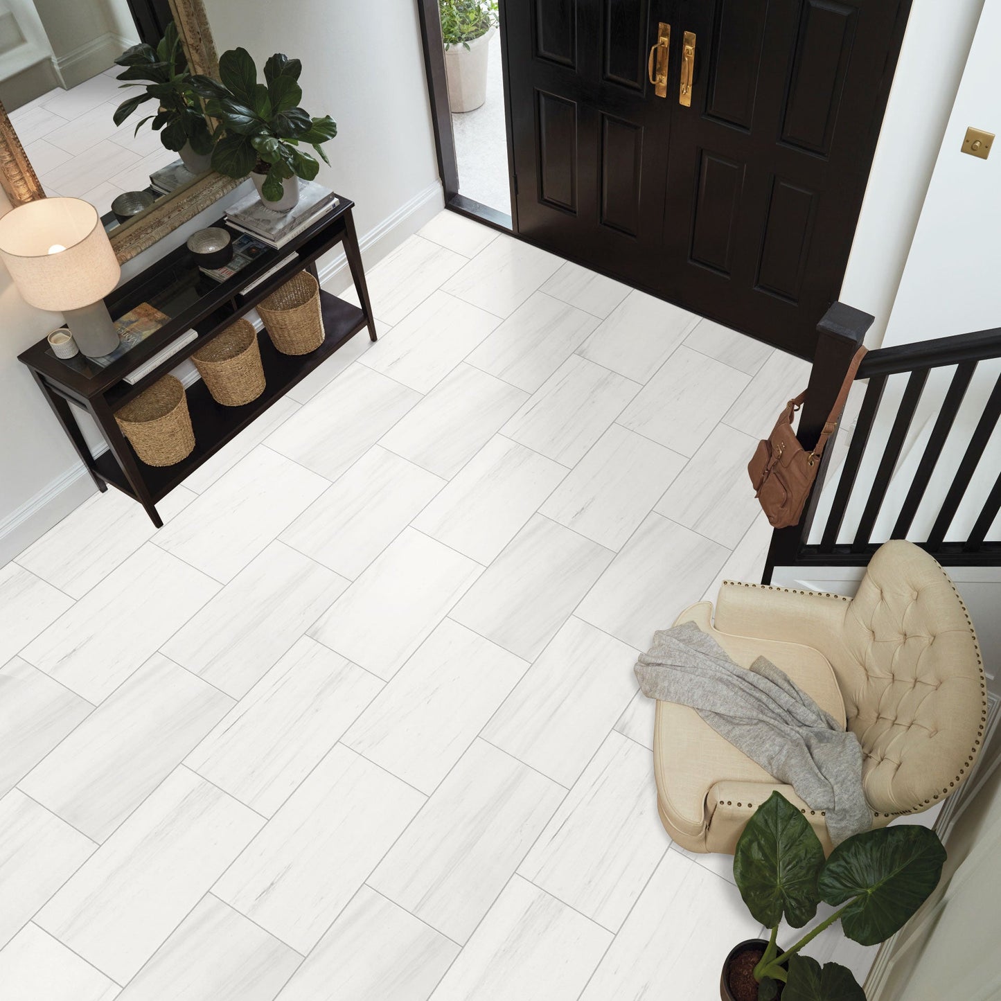 TCSC | Bianco Dolomite Classic Marble Polished Floor and Wall Tile - Livfloors Collection