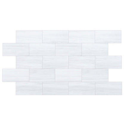 TCSC | Bianco Dolomite Platinum Marble 12"x24" Polished Floor and Wall Tile - Livfloors Collection