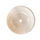 TCSC | Botticino Marble Mosaic Natural Stone Round Above Vanity Vessel Sink Semi-polished (D)16" (H)6"