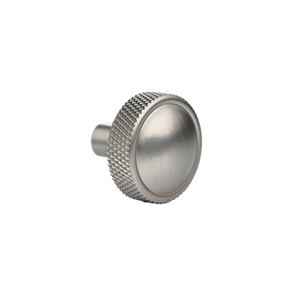 Brassio Knurled Solid Brass Cabinet Knob