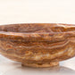 Brown Onyx Translucent Natural Stone Drop-in or Above Vanity Vessel Sink Polished (D)16" (H)6"