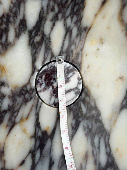 TCSC | Calacatta Viola Marble Oval Shape Above Vanity Bathroom Sink (W)18" (L)14" (H)5"