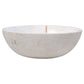 TCSC | Calacatta White Marble Vessel Above Vanity Bathroom Sink Rough Exterior (D)16" (H)5"