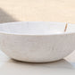 Calacatta White Marble Vessel Above Vanity Bathroom Sink Rough Exterior (D)16" (H)5"