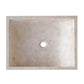 TCSC | Cappuccino Beige Marble Rectangular Above Vanity Bathroom Sink (W)18" (L)21.5" (H)5"