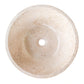 TCSC | Cappuccino Beige Marble V-Shape Tapered Above Vanity Bathroom Sink Polished (D)16" (H)6"