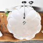 Carrara White Marble Flower Shape Above Vanity Bathroom Sink Polished (D)17" (H)6"