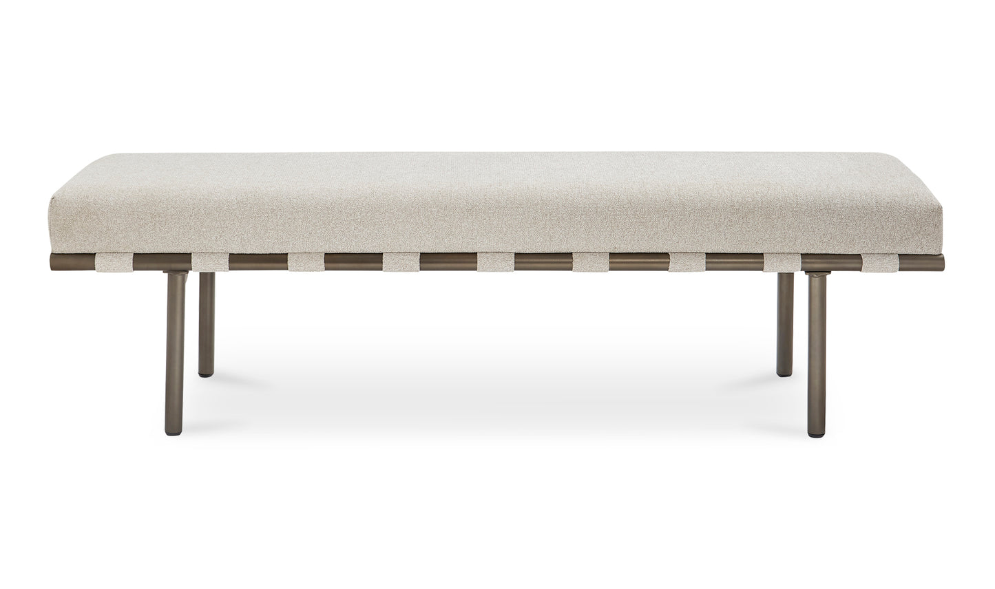 Carson Dining Bench Beige