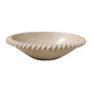 Champagne Limestone Oval Braid Self-rimming Above Vanity Bathroom Sink (W)18" (L)22" (H)6"