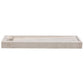 Cream Royal Marble Rectangular Shower Base Hand-carved from Solid Marble Block (W)16" (L)48"