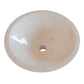 Crema Marfil Marble Natural Stone V-Shape Tapered Above Vanity Bathroom Sink High-Gloss Polished